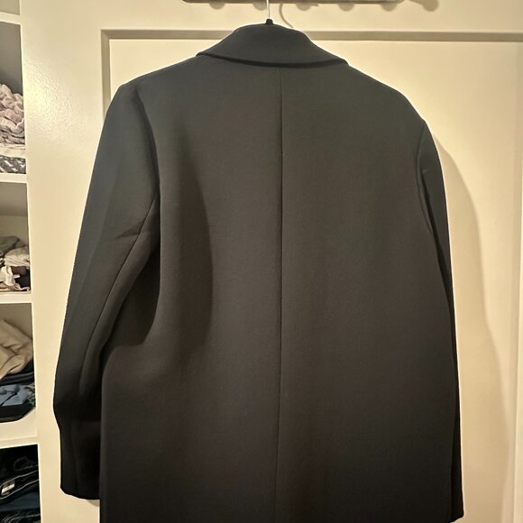 Aritzia Wilfred Cherrelle Double Breasted Blazer Oversized Women’s XS black - Picture 2 of 10